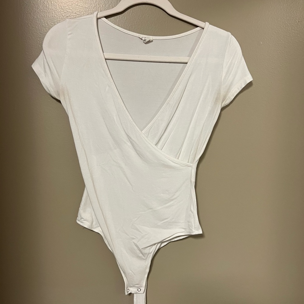Garage white bodysuit